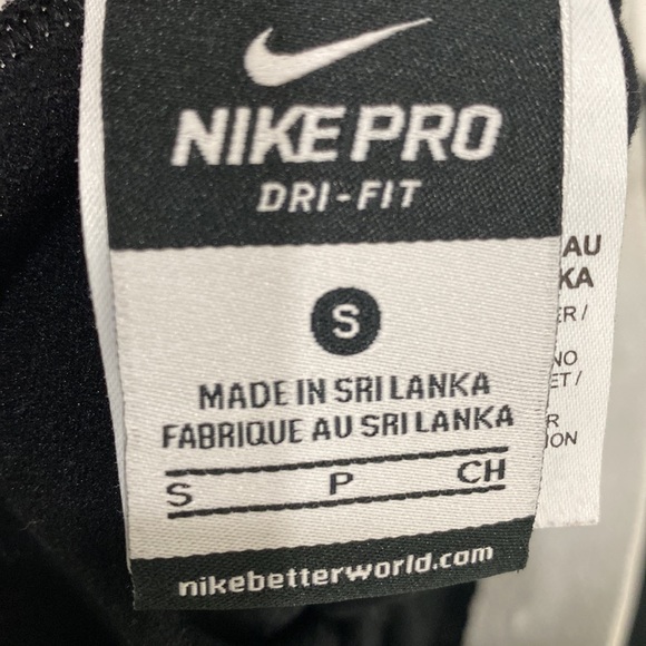 Nike Pro Hyperwarm Tights Mezzo Waistband Compression Black/Volt Women |Size S - Picture 7 of 10